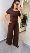 Kayık yaka Modal İkili Takım