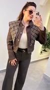 Şal Detaylı Ceket
