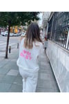 Pembe Baskılı Eşofman Takım