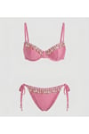 pembe püsküllü bikini