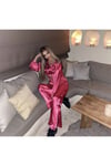 Saten Pembe Eşofman Takımı