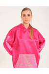 Saten Pullu Pembe Sweat