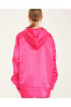 Saten Pullu Pembe Sweat