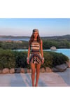 triko elbise ve bandana