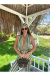 yeşil tulum ve bandana takım