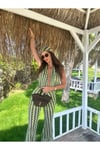 yeşil tulum ve bandana takım