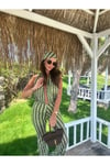 yeşil tulum ve bandana takım