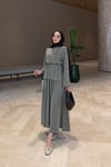 Ahen Oysho Kumaş Oversize Günlük Tesettür Takım