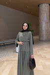 Ahen Oysho Kumaş Oversize Günlük Tesettür Takım