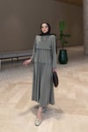 Ahen Oysho Kumaş Oversize Günlük Tesettür Takım