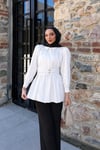 Alen Kuşak Detaylı Tunik