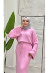 Bağlamalı Triko Elbise