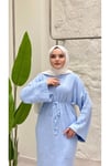 Bağlamalı Triko Elbise