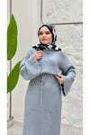 Bağlamalı Triko Elbise