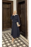 Beli Büzgülü Ceket ve Etek Takım
