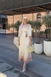 Çiçek Desenli Tesettür Elbise