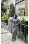 Crop Jileli Triko Elbise
