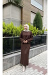Crop Jileli Triko Elbise