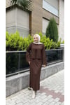 Crop Jileli Triko Elbise