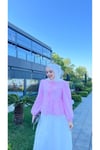 Etek Üstü Gömlek - Pembe