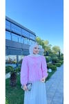Etek Üstü Gömlek - Pembe