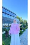 Etek Üstü Gömlek - Pembe