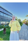 Etek Üstü Gömlek - Sarı