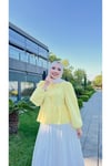 Etek Üstü Gömlek - Sarı