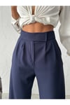Kadın Palazzo Pantalon Duble Krep