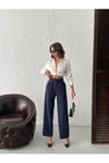 Kadın Palazzo Pantalon Duble Krep