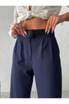 Kadın Palazzo Pantalon Duble Krep