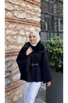 Kürk Yakalı Kaşe Panço