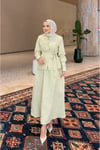 Moré Düğme Detaylı Tesettür Takım