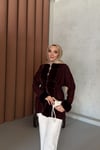 Musrati Kürk Detaylı Tesettür Hırka