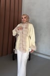 Musrati Kürk Detaylı Tesettür Hırka