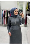 Örgü Desen Tesettür Elbise
