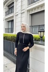 Örgü Desen Tesettür Elbise