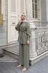 Rina Pantolonlu Tesettür Takım