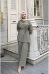 Rina Pantolonlu Tesettür Takım