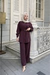 Rina Pantolonlu Tesettür Takım