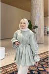 Rosy Bağcıklı Tesettür Gömlek