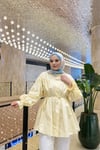 Rosy Bağcıklı Tesettür Gömlek