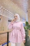 Rosy Bağcıklı Tesettür Gömlek
