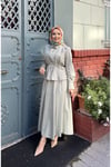 Vira Taş İşlemeli Etekli Takım
