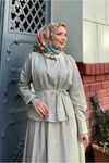 Vira Taş İşlemeli Etekli Takım