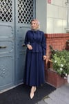 Vira Taş İşlemeli Etekli Takım