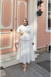 Vira Taş İşlemeli Etekli Takım