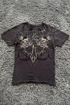 Affliction Double Skull Cross Y2K T-Shirt