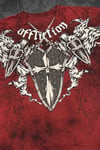 Affliction Shield&Sword Gotik Y2K Yıkamalı T-Shirt