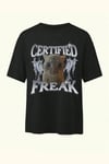 Certified Freak Cat Grunge Y2K T-Shirt